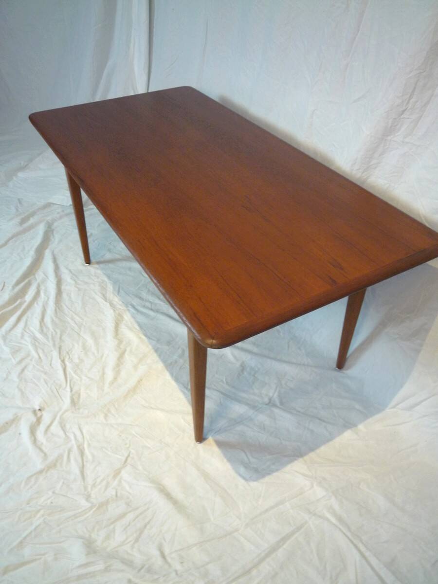 Teak stained oak living room table