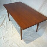 Teak stained oak living room table
