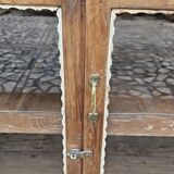 Ancien vaisselier en teck birman