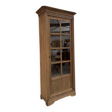 Vitrine en chêne début XXème
