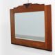 Amsterdam School style solid Oak Mirror, The Netherlands ca. 1915