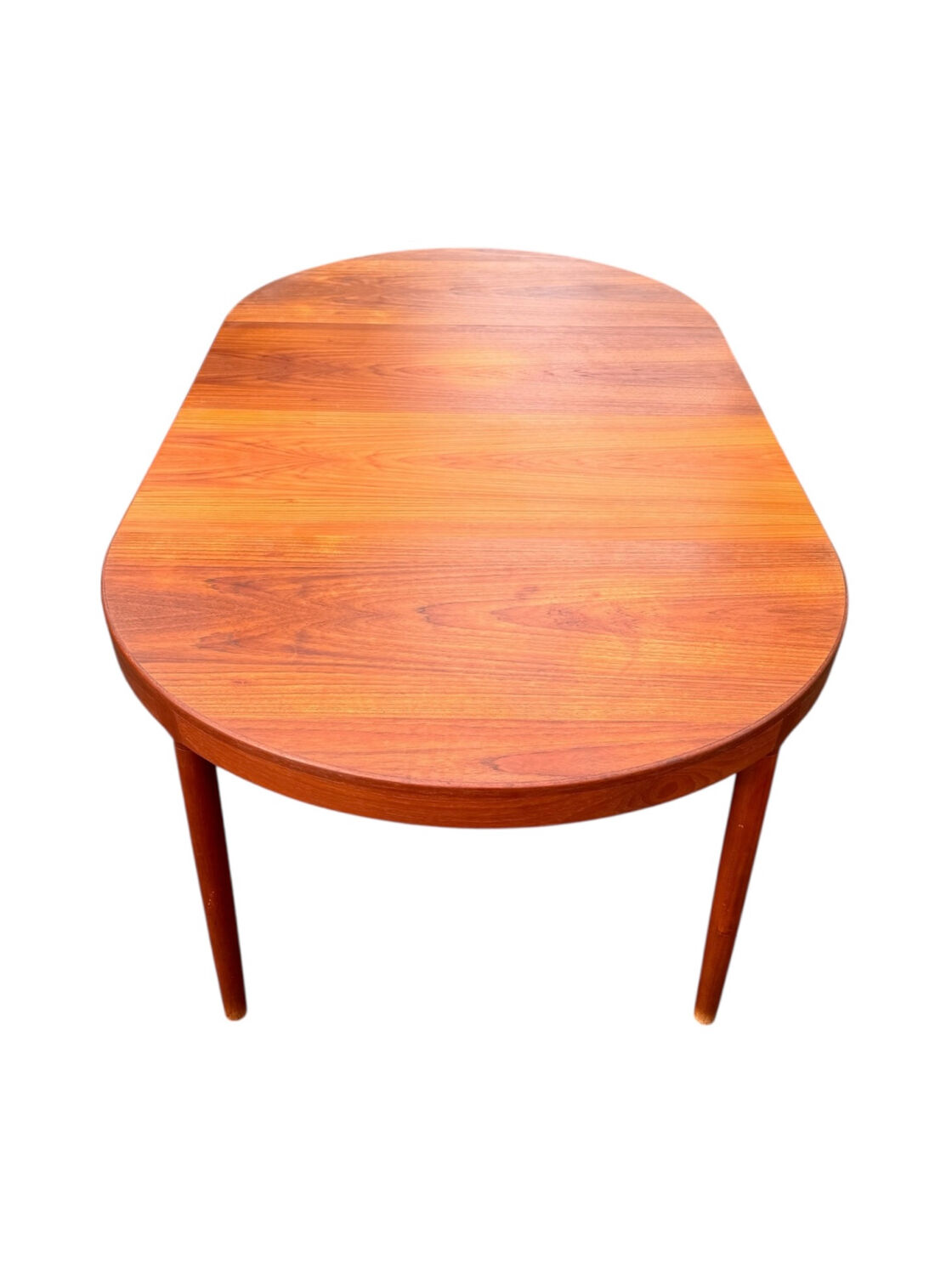 Scandinavian table in teak, design by Harry Ostergaard.