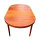 Scandinavian table in teak, design by Harry Ostergaard.