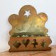 Vintage brass letter holder - Wall-mounted letter rack