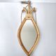 Miroir rotin vintage 1960