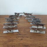 Zoomorphic knife holder set