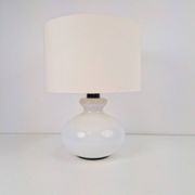 Vintage Glass Table Lamp from Dijkstra, 1960s