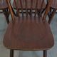 Set of 8 Vintage English Style Spindle Back Wooden Windsor Chairs from t