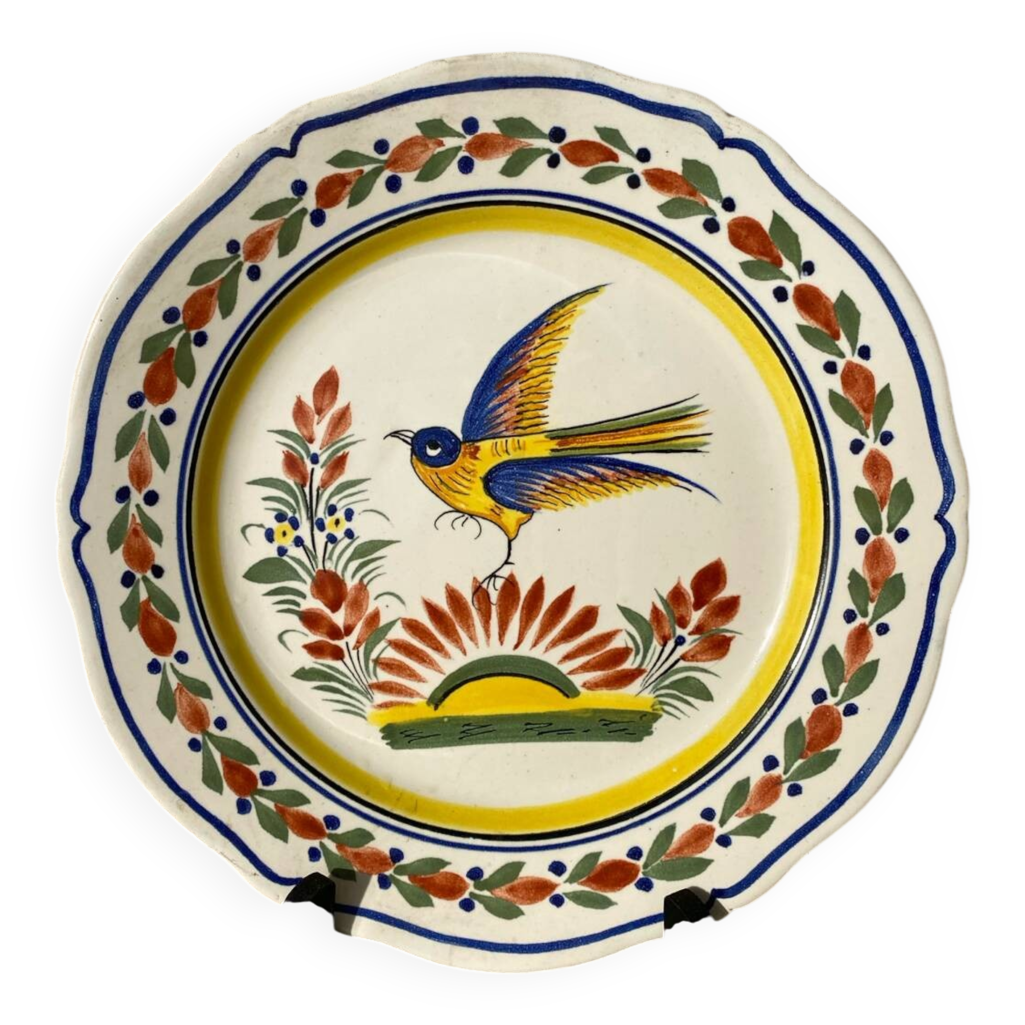 Old Henriot Quimper plate