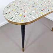 Mid-century mosaic coffee table
