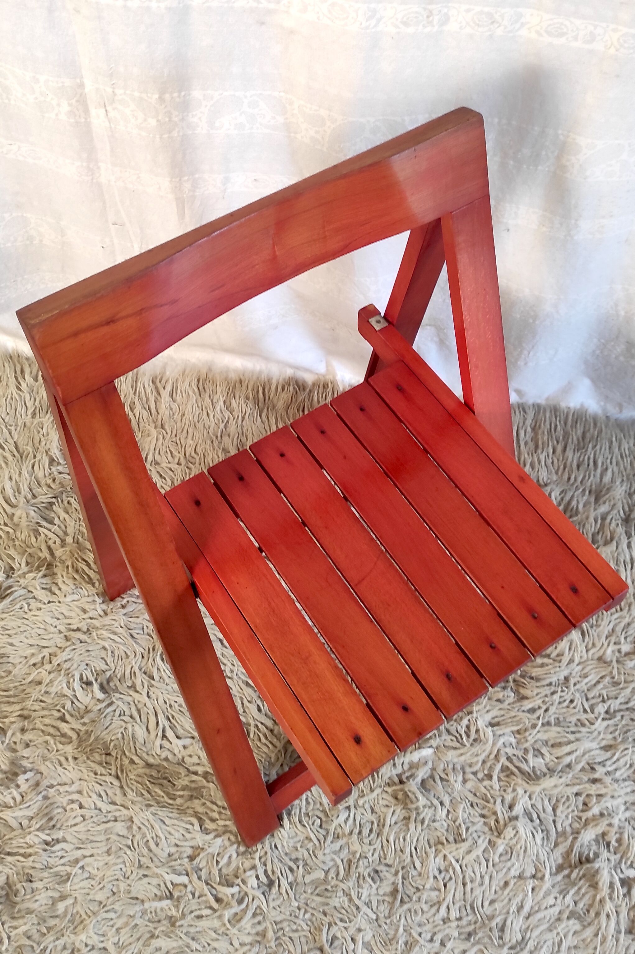 Chaise pliante design – années 70