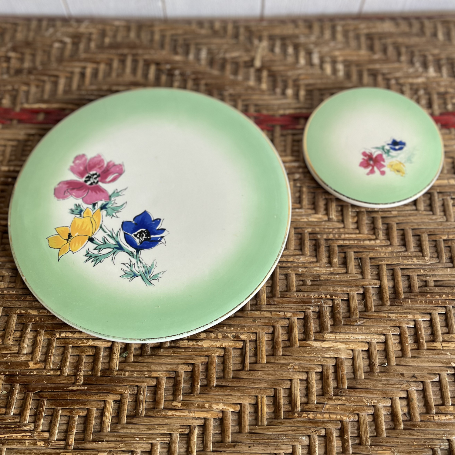 Set dessous de plat et de bouteille Sarreguemines