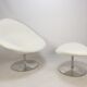Big Globe Armchair with Ottoman by Pierre Paulin for Artifort, 1980s