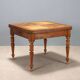Antique extendable table in oak, walnut, and poplar, Europe, 19th century.