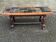 Rectangular coffee table made of solid wood and ceramic 1950