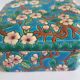 Longwy Enamels Cut Corner Bonbonnière Box with Floral Decoration