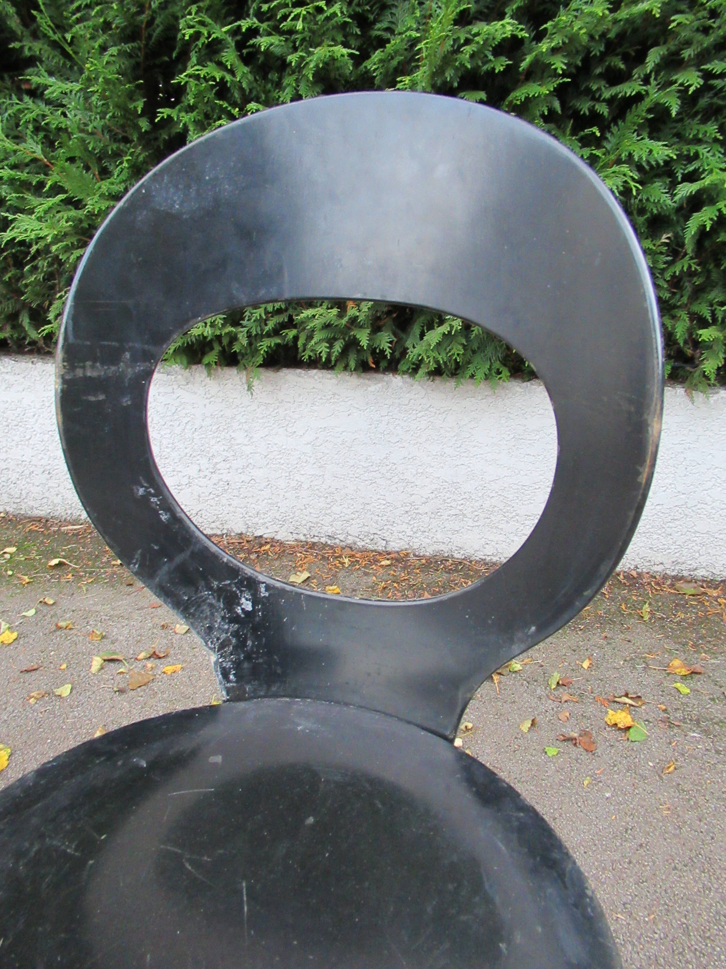 Paire de chaises baumann modèle "mouette"