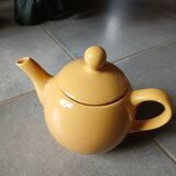 Ocher yellow teapot