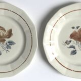 Assiettes plates sarreguemines 5040