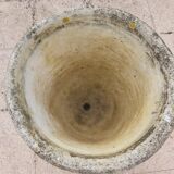 Reconstituted stone planter