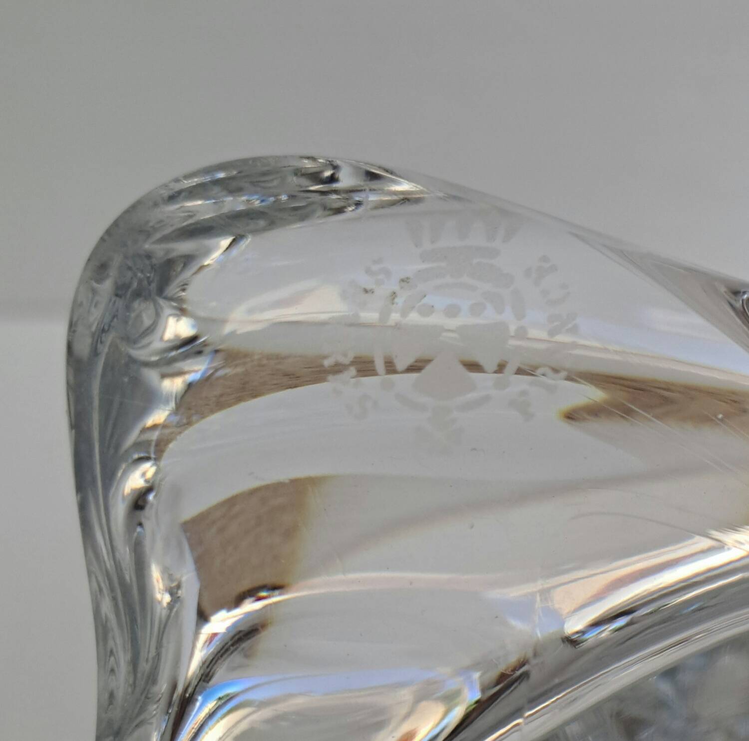 Large Sèvres crystal vase