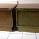 Pair of vintage bedside tables wood Maugrion
