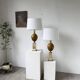 Pair of Philippe Barbier table lamps from the 70s