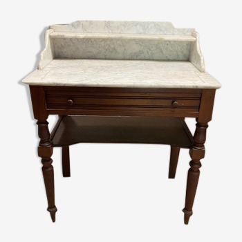 Old toilet table with marble top