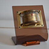 Smoked plexiglass thermometer 70s