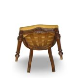 2 chaises et 1 chaise de coin italiennes, années 1950