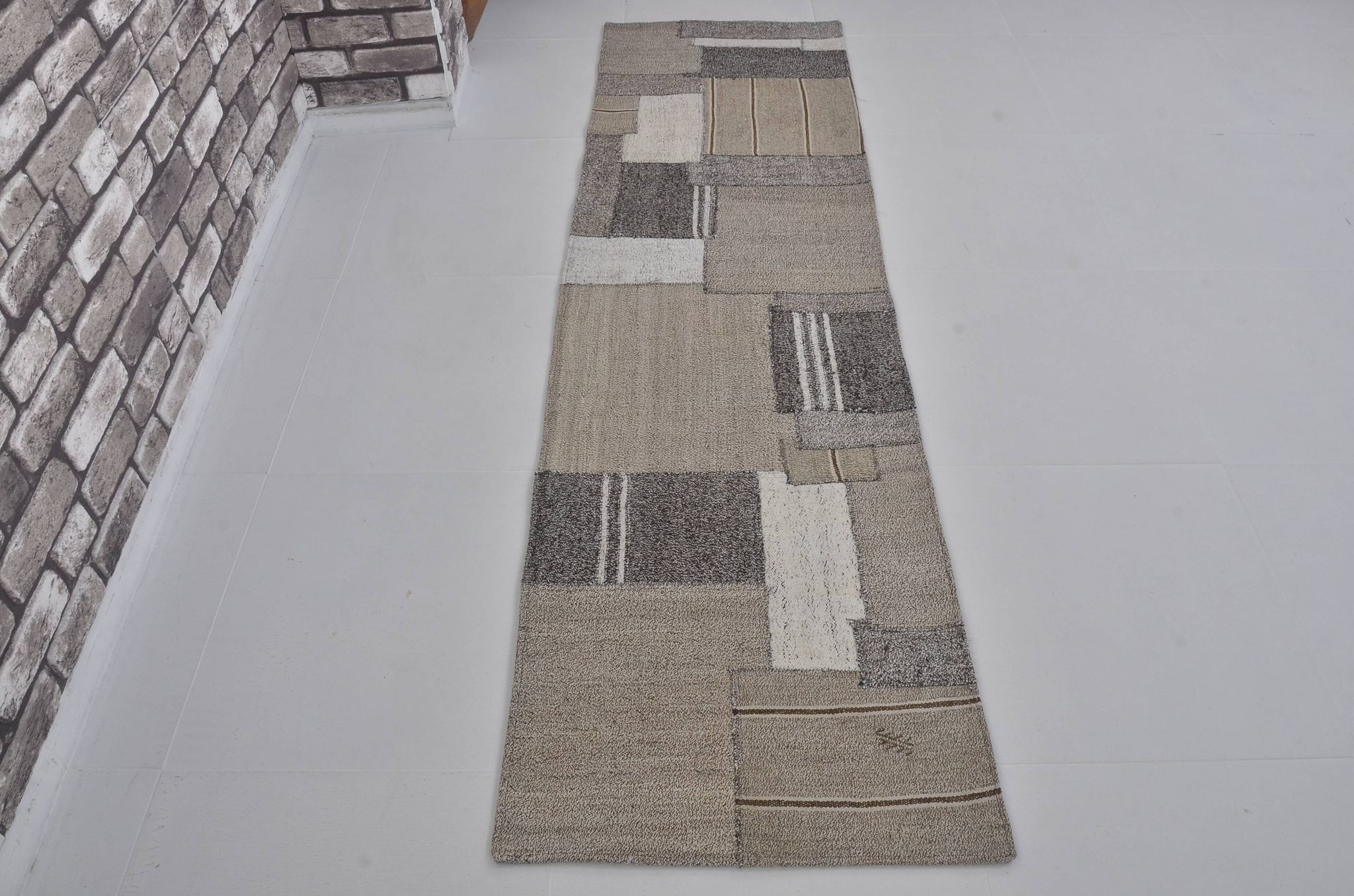 Anatolian Vintage Neutral Kilim Rug sku3806