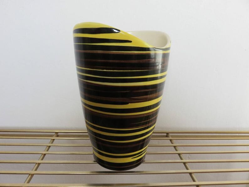 St Clement ceramic vase signed 50/60