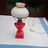 Red ceramic lamp