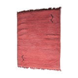 Salmon wool rug 150x250cm