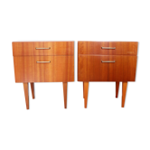 Pair of vintage bedside tables