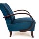 Two H-227 armchairs from the 1930s, designed by J. Halabala, Art Deco style, Czechoslovakia
