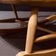 Rocking chair mid-century in light elm by Lucian Ercolani for Ercol