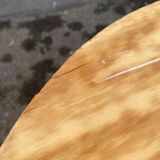 Scandinavian round wooden kitchen table 72cm