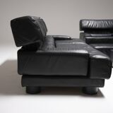 Living room set by Percival Lafer in leather Lafer SA Brazil