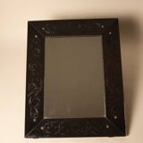 Miroir Murano en verre gravé