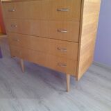 Vintage oak chest of drawers
