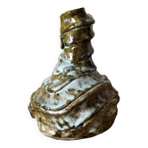Enamelled ceramic vase T. Basile 1978