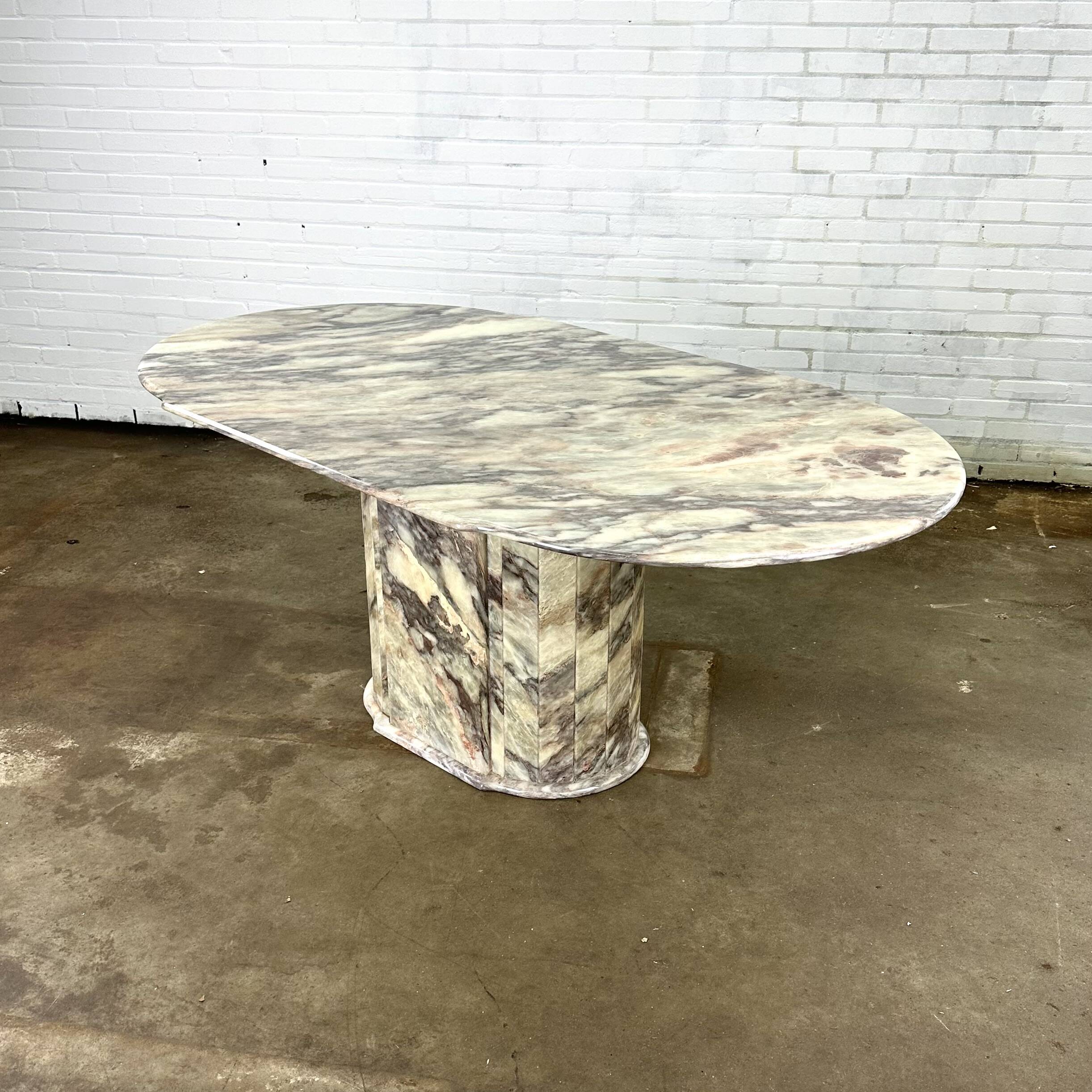 Vintage marble dining table