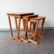 Set of 3 nesting tables, Denmark, 60s.