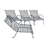 Set of 4 garden chairs