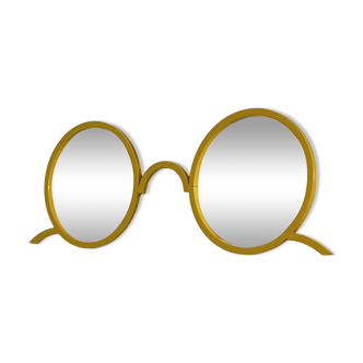 Miroir Jaune en Forme de Lunettes, 1980