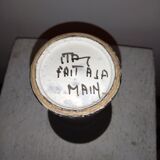 Ceramic diabolo vase 50s