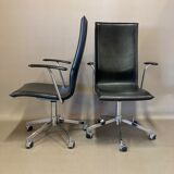 Leather office chair "bent krogh"