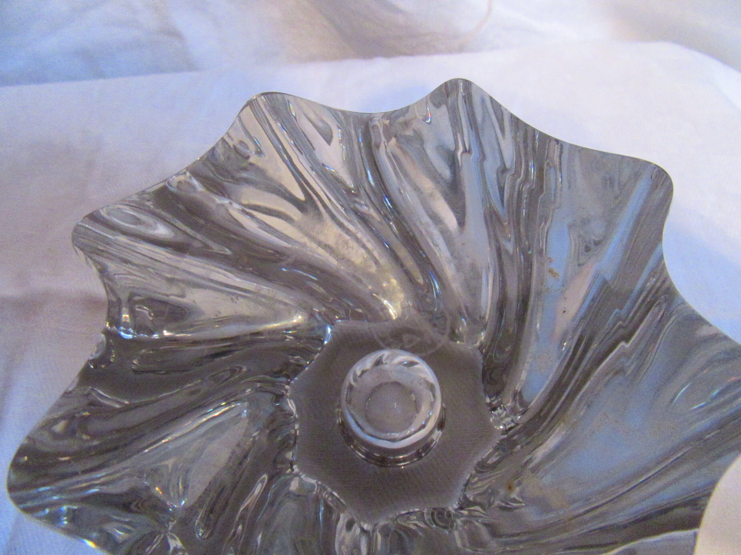 Baccarat crystal candleholder
