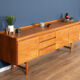 Teak sideboard by White & Newton Petersfield 1960s